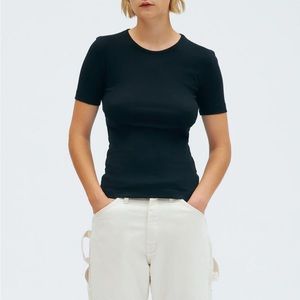 KOTN Fitted Crew Black XL Women’s Top Tee Shirt